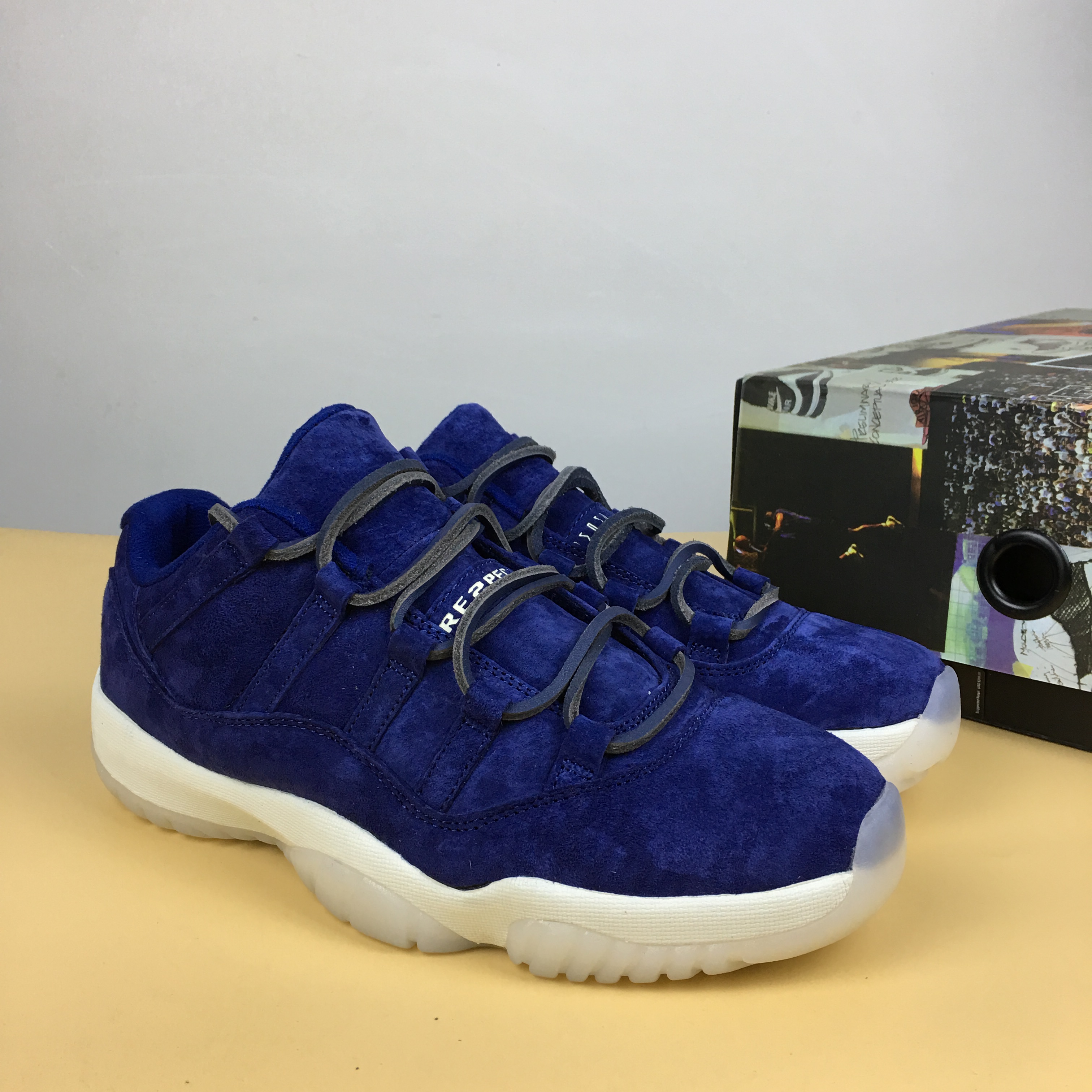 Air Jordan 11 Low RE2PECT Sea Blue Shoes